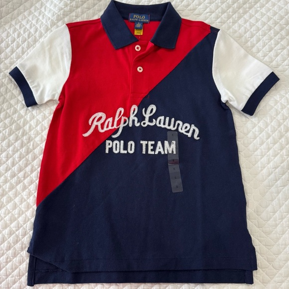 Polo Ralph Lauren Other - NWT Polo Ralph Lauren Red/NavyRalph Polo Team Embroidered Boys Sz 5
